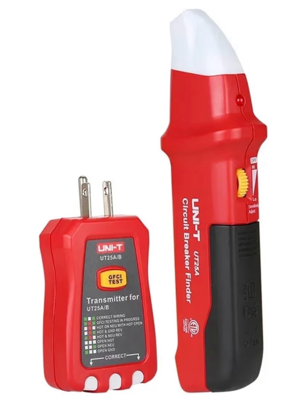 Red Circuit Breaker Finder with Transmitter - UT25A